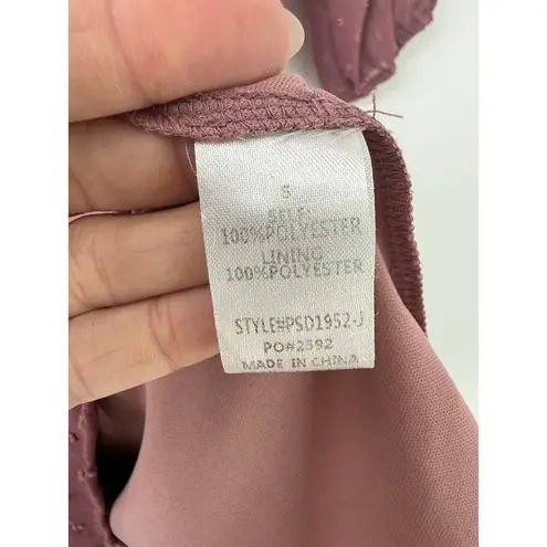 JessaKae Dress Women S Mauve Pink Tiered Girly Feminine Cottagecore