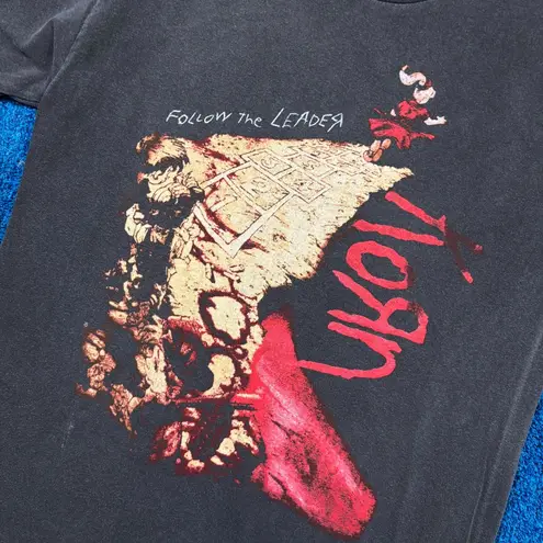 Korn Follow the Leader Nu Metal Band T-Shirt Size Large