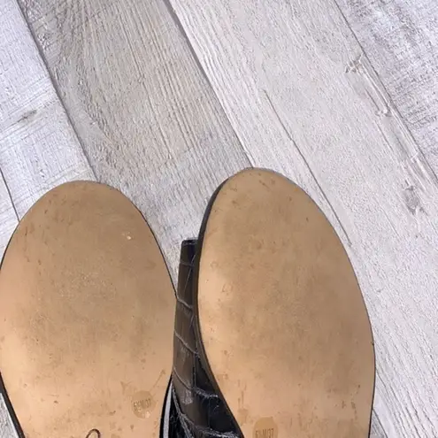 1. State Celtin black leather sandal slides size 6 1/2