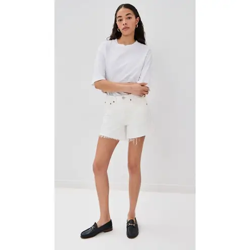 AGOLDE  Parker Long Short in Panna Cotta 31 New Womens Denim Jean Shorts