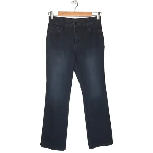 NYDJ Not Your Daughters Jeans Barbara Bootcut Womens Denim Blue 10P