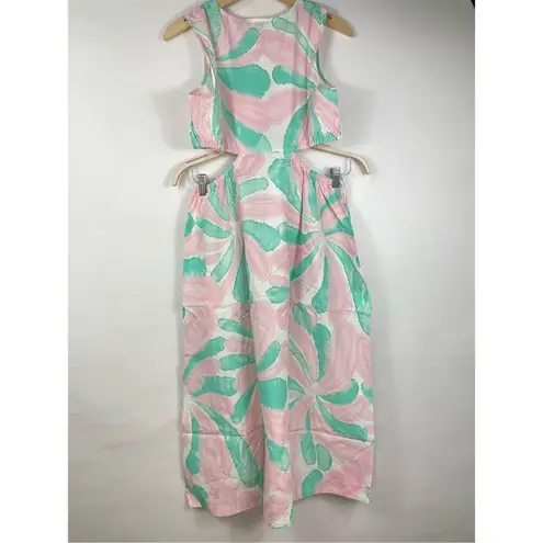 Rails Rizo Cutout Candy Mint Midi Dress Medium NEW