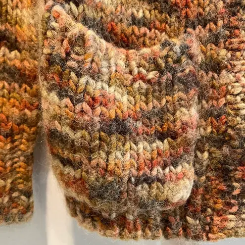 Ruby Rd. Big Button Snap Closure Multicolored Sweaater Brown Red Petite Small Orange Size undefined