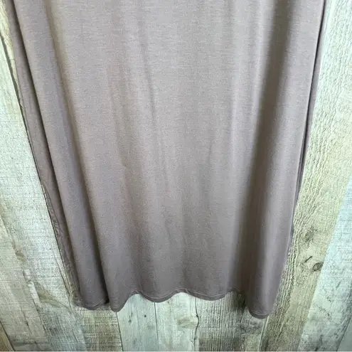 Daily Ritual Small Rosewood Color Crewneck Short Sleeve Dress New