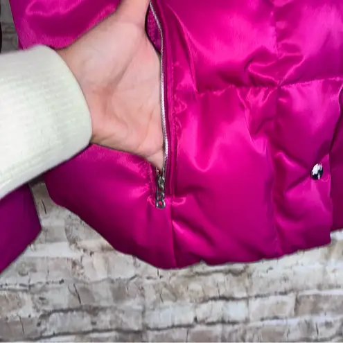 Bogner Puffer Down Ski Snow Jacket in Fuchsia Size 4 Pink