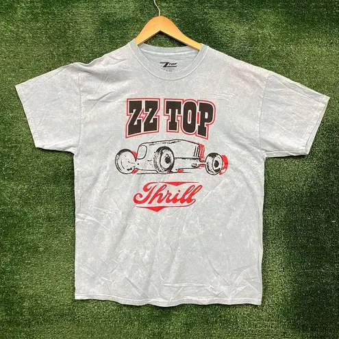 ZZ Top Thrill Rock Band Mineral Wash Tee XL