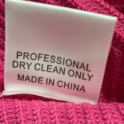 Yoana Baraschi Hot Pink Fit and Flare Sleeveless Dress Size Medium