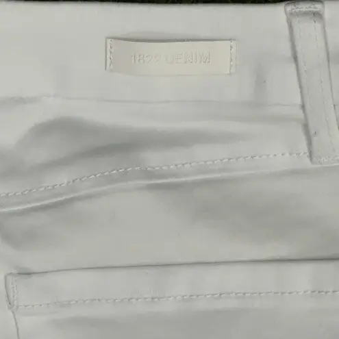 1822 Denim Women's Super Soft Butter Denim High Rise Skinny Jeans White Size 4