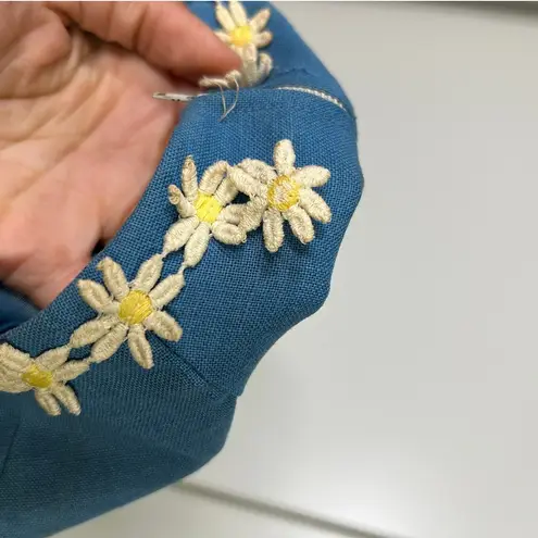 Vtg Blue floral‎ Mod A