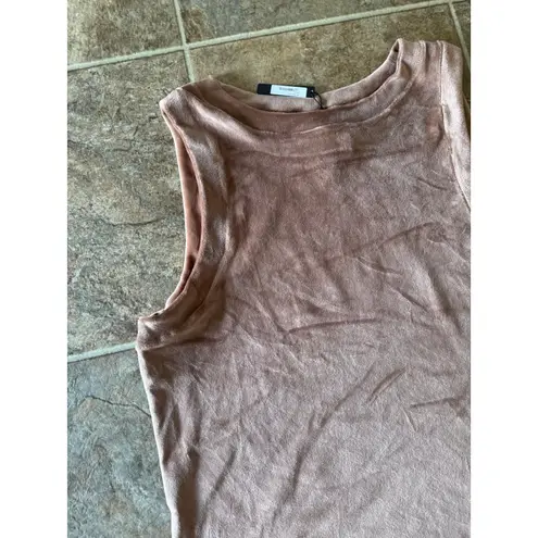SKIMS Velour Crew Neck Tank Sienna Size XL