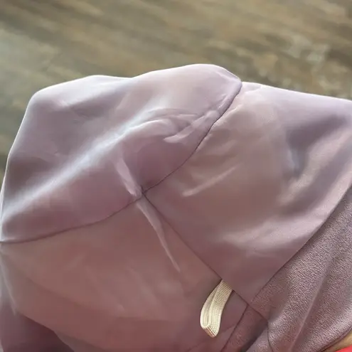 Alfred Dunner Women's Size 8 Open Front Blazer Purple Lilac Faux Suede