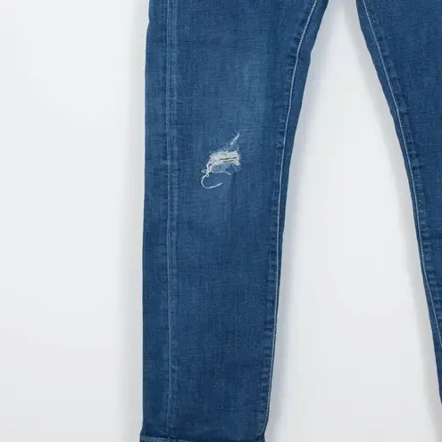 Pilcro and the Letterpress Anthropologie Pilcro & The Letterpress Mid-Rise Slim Boyfriend Jeans Size 27