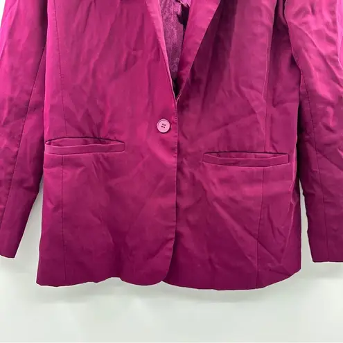 Endless Rose RTR Endless Rose Purple Pink Single Breasted Long Sleeve Blazer Sz L