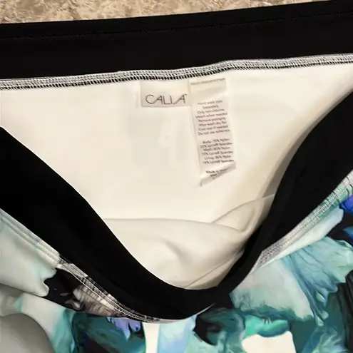 Calia By Carrie Underwood Bikini Bottom XL Ocean Iris White