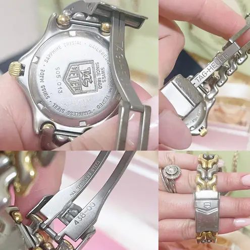 tag heuer Authentic Silver & Gold Swiss Made S05.013 S.S Womens Watch