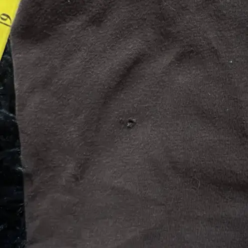 Brown Fold Over Flare Leggings, Y2K 2000s Lounge Yoga Pants Soft Stretchy Small