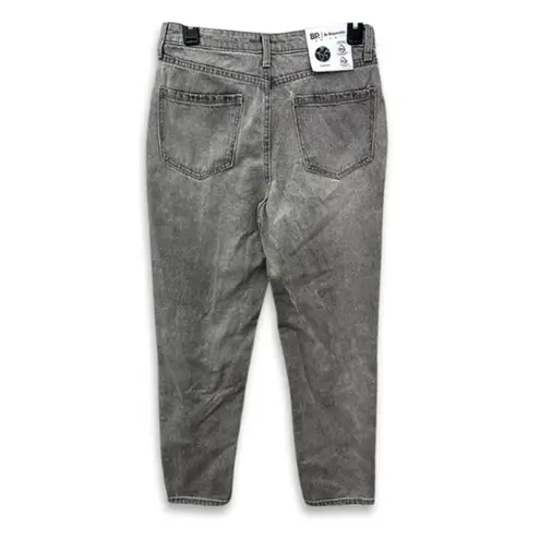 BP. Jeans "Be Responsible" High Waist Fit Distressed Detailing Solid Gray 29 NWT