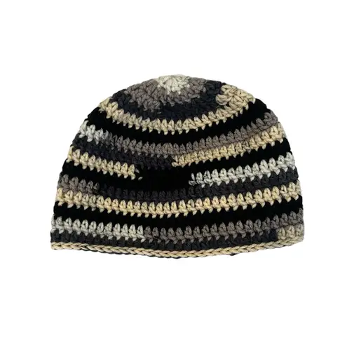 NWT Angela’s Designs hand crocheted one of a kind grey & black variegated hat Silver - Image 3