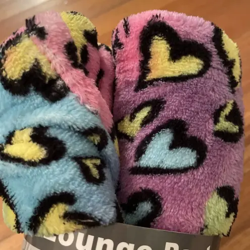 Carnival Pink Hearts Lounge Pants Pajama Bottoms Womens Size Medium NEW