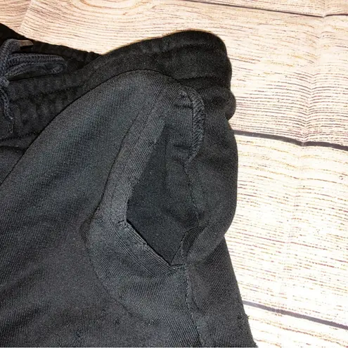 Alo Yoga  Black Fierce Distressed Joggers Size S