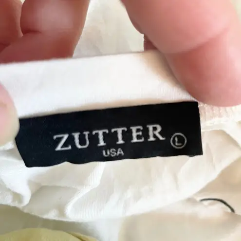 Zutter USA Graphic Tank Top Cowboy Take Me Away Distressed White L Rodeo Country Size L