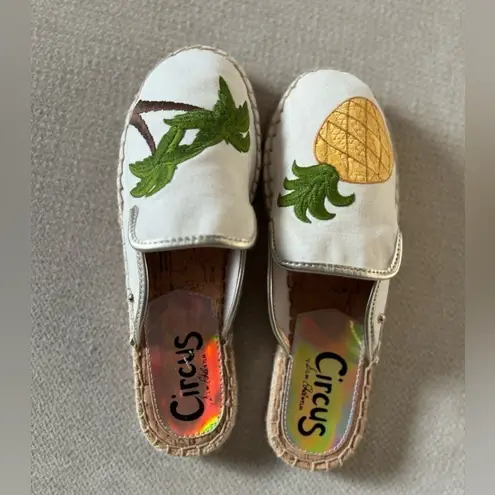 Circus by Sam Edelman Circus Sam Edelman Leanne Pineapple Palm Tree Slides Size 6.5