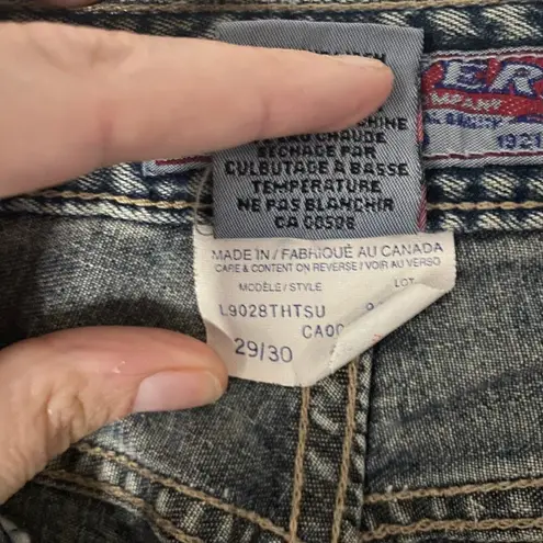 Silver Jeans Boot Flare Vintage 90's Y2K Cotton Mid Rise Dark Wash Jeans - 29x30