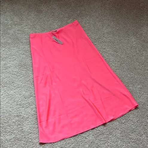 J.Crew  bright pink midi Skirt. M