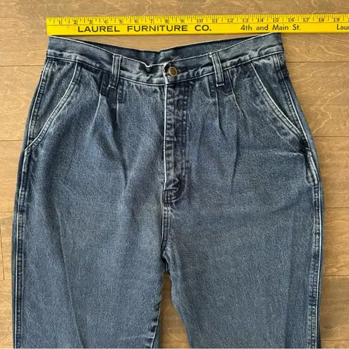 Bill Blass Vintage 90’s Hi-Waist Tapered Dark Wash Mom Jeans