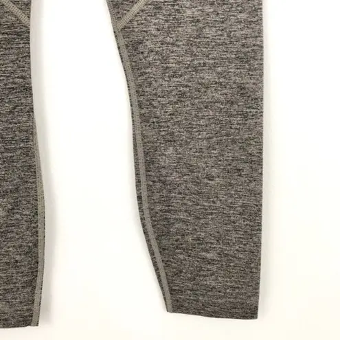 JoyLab New High Waisted 7/8 Length Leggings Brushed Knit Space Dye Brown