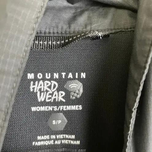 Mountain Hardwear Benicia Windbreaker Jacket Womens Small Black Outdoors Utility