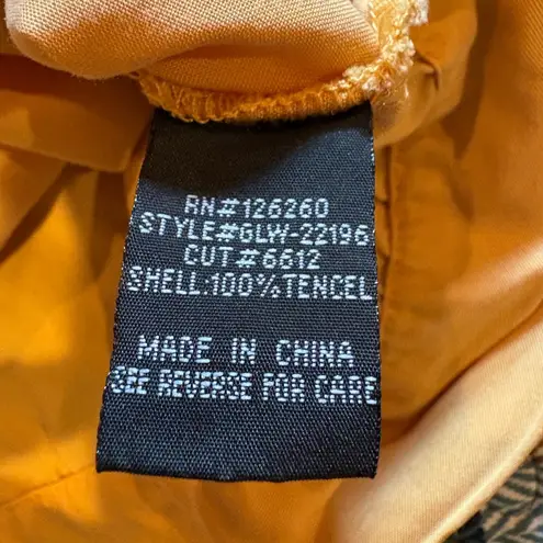 Velvet Heart wrap top women’s L golden yellow