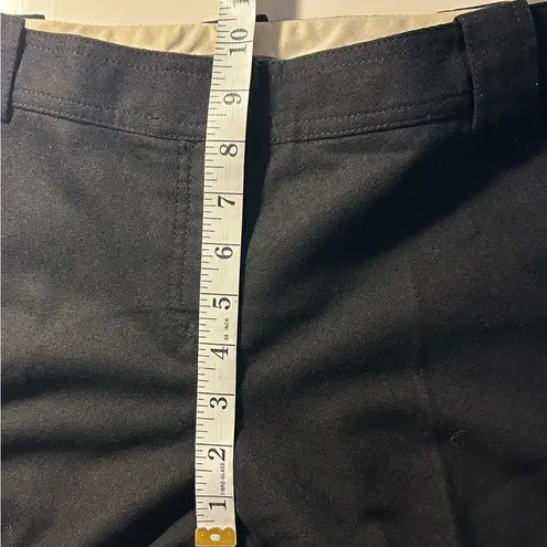 Proenza Schouler Black Wool Cashmere Blend Straight Leg Pants Size 8 luxury