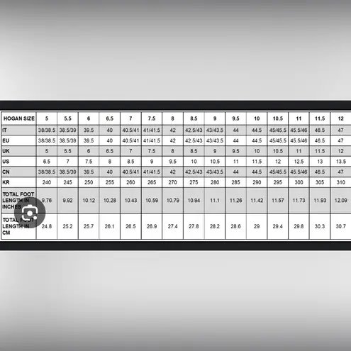 Hogan Women’s Perforated Black & White Metallic Leather Sneakers Size 8