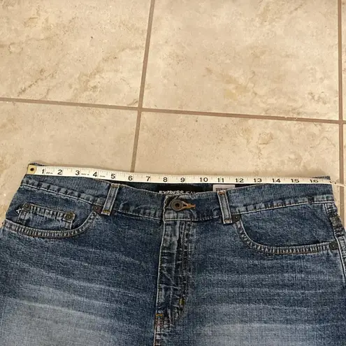 EXPRESS  Split Front Denim Skirt - Image 8