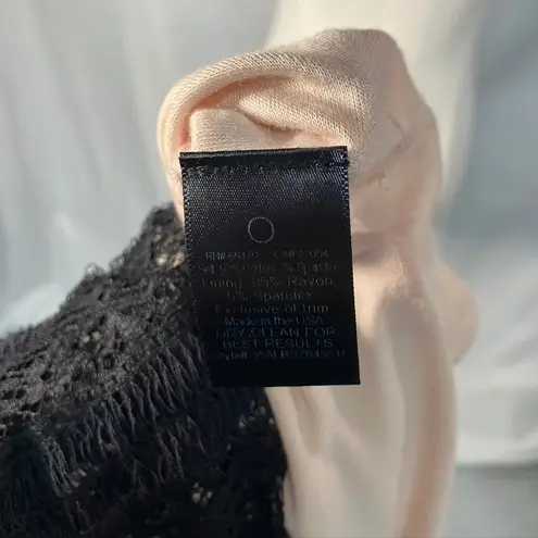 Anthropologie‎ Moulinette Soeurs Black Lace Dress Womens Small Pockets Occasion