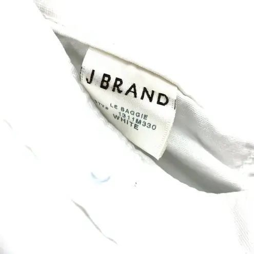 J Brand J. Brand Women's Sz 24 Le Baggie Relaxed Slouchy Crop Twill Pants White *READ