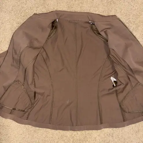 Marc Aurel double breasted military khaki fitted Goge jacket size EU 42 Tan