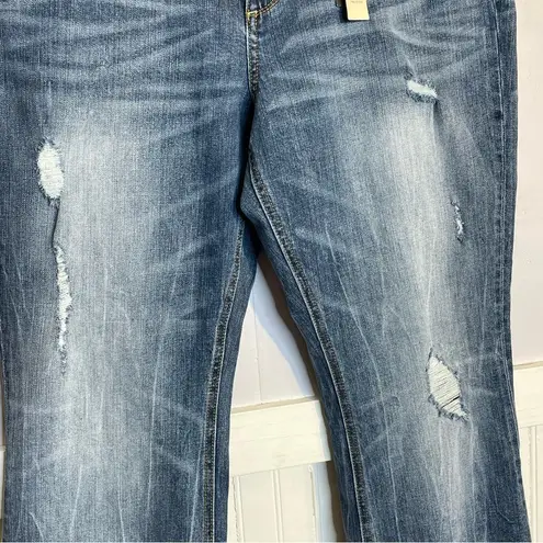 Victoria's Secret  distressed jeans, VS hipster jeans, vintage 1990s Deadstock