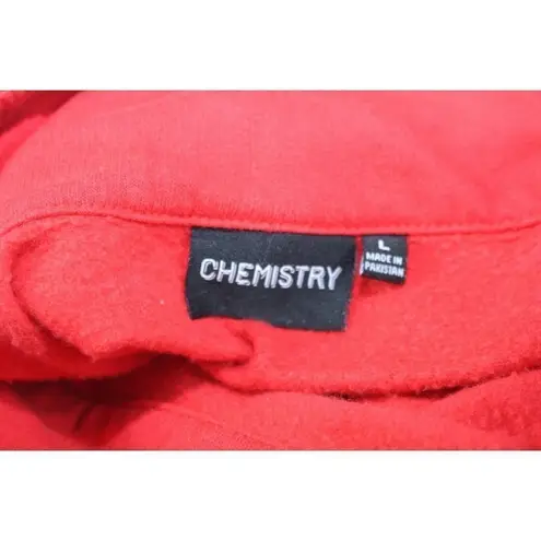 ladies CHEMISTRY NASA Pullover jacket size L Red Size L