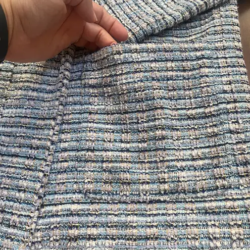 BB Dakota Steve Madden Tweed Knit Blazer Workwear Size XSmall Blue