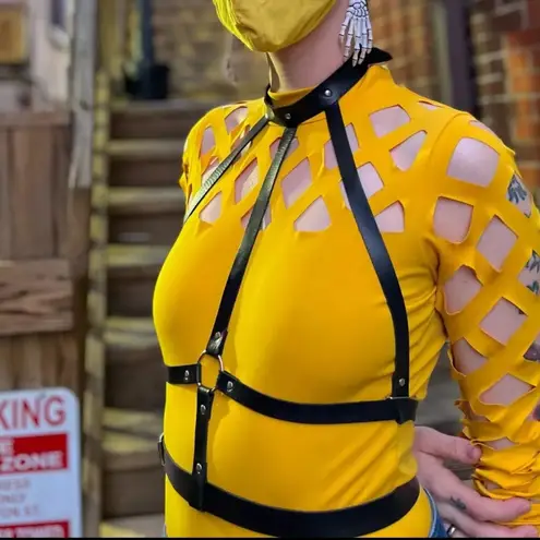 Harness Choker Double Belt New