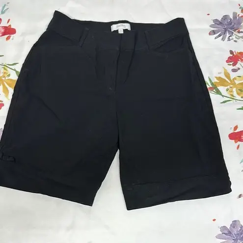 Coral Bay Black Bermuda Shorts for Effortless Style Size 12