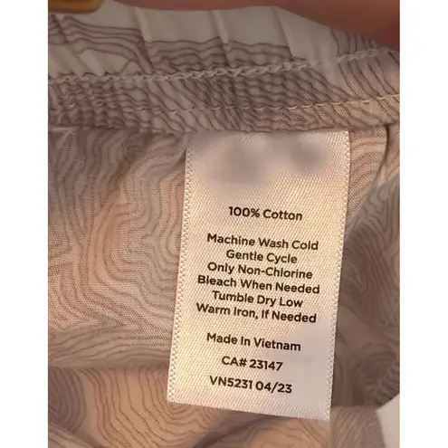 Haven Well Within Organic Cotton Gauze Fern Print Pajama Pants Size XS NWT Tan