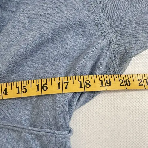 Motherhood Maternity Sweater Womens Blue Long Sleeve Hooded Pullover Cotton L Size undefined