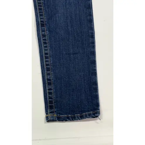 Seven7 Women's Denim Five Pocket Tummy High Rise Skinny Jeans Blue Size 10