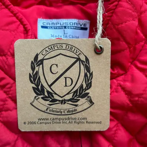 Campus Drive University of Maryland Terrapins Womens Red Vest Large Size M