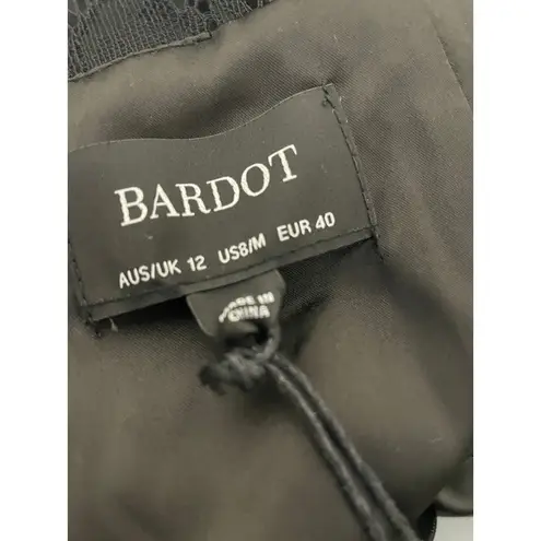 Bardot Lace Panel Evening Cocktail Dress