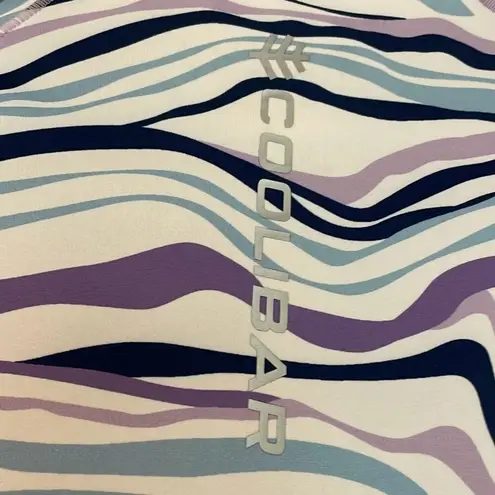 Coolibar UPF 50 patterned geodeālong sleeve top Small Blue