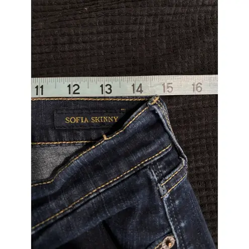 Lucky Brand  Sofia Skinny Denim Jeans Size 8/29 Regular Mid Rise Dark Wash